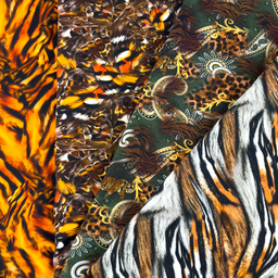[S1828R] Jersey Digital Gedruckt Animals Freaks