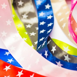 [047R] Satin Ribbon Stars