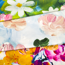 [S1899R] Viscose Lycra Lourd Imprimé Numérique Peinture à l'huile