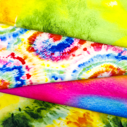 [S1953R] Viscose Lycra Heavy Digital Printed Tie Dye