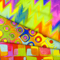 [S1955R] Viscose-lycra zwaar Digitaal Bedrukt Textuur