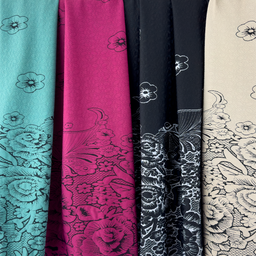 [S2056L] Jacquard Border Design Ciclon