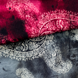 [S2058R] Knitted Luxe Paisley