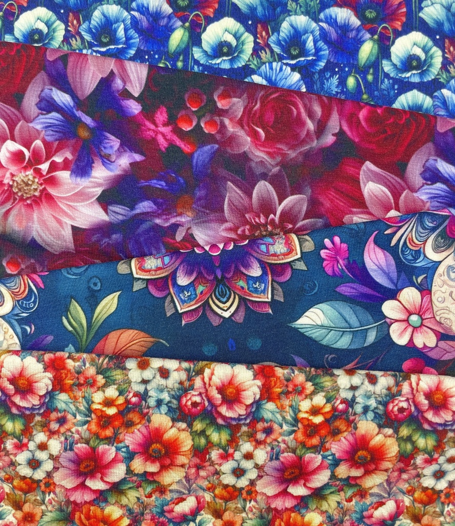 [S2103L] Viscose Lycra Heavy Digital Printed Laura