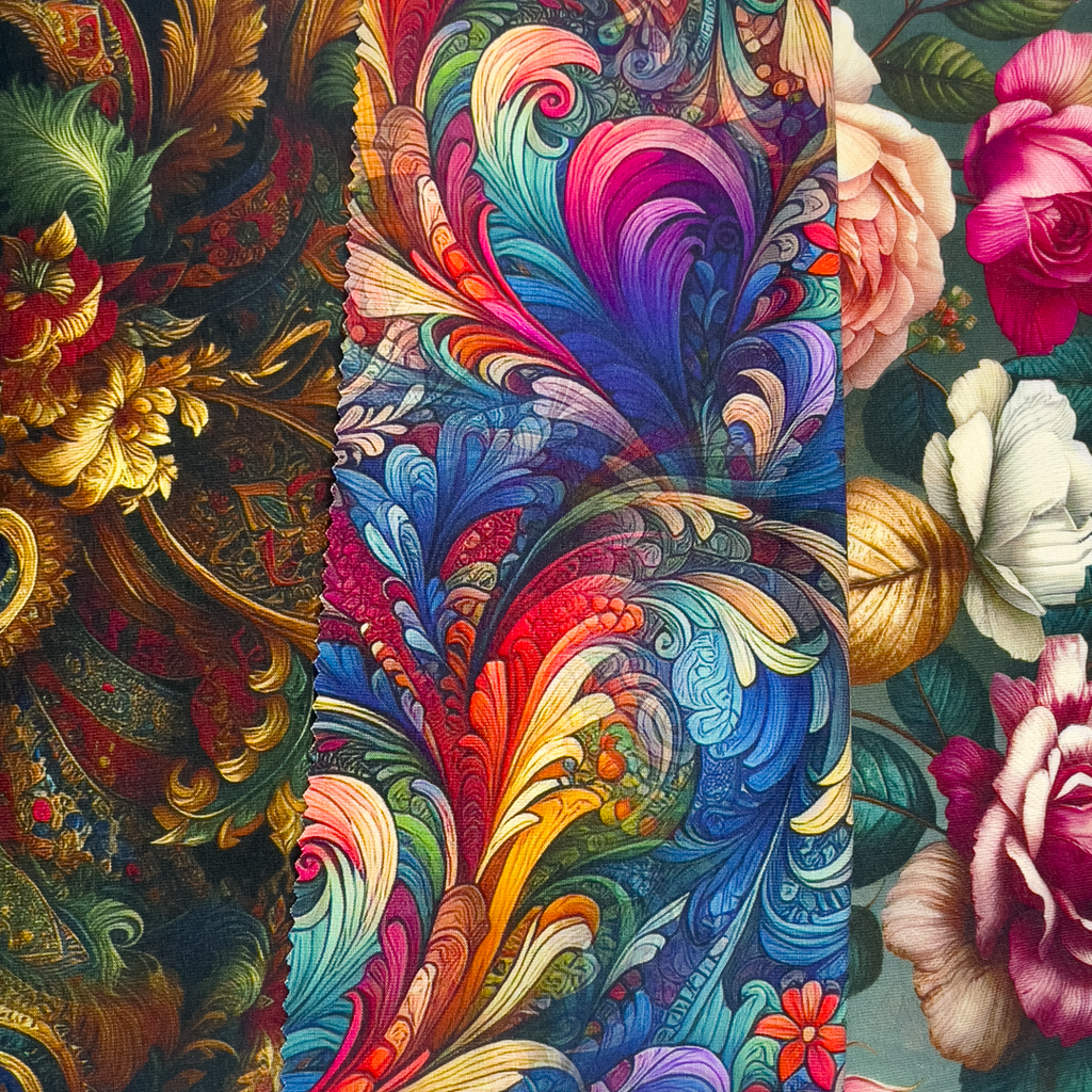 [S2109L] Viscose Lycra Heavy Digital Printed Mix