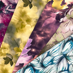 [S2172R] Rayon Digital Printed Lewis