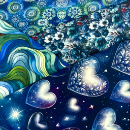 [S2106R] Viscose Lycra Heavy Digital Printed Beautiful Mix