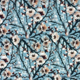 [S2108R] Viscose Lycra Heavy Digital Printed Blossom's