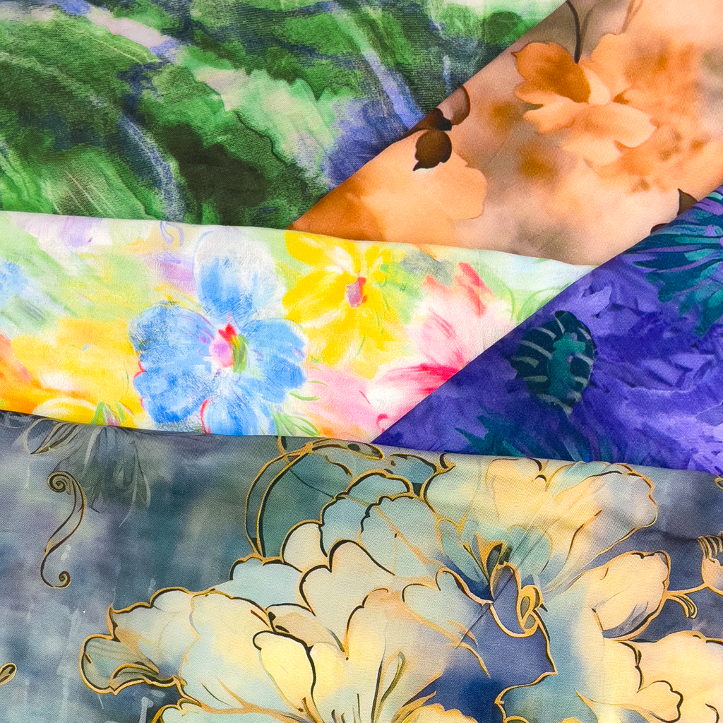 [S2196L] Rayon Digital Printed Marie