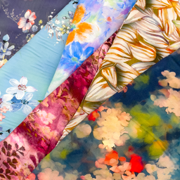 [S2197R] Rayon Digital Printed Louise
