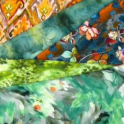 [S2198R] Rayon Digital Printed Ella