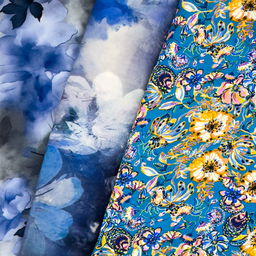 [S2201R] Rayon Stampato in Digitale Anna