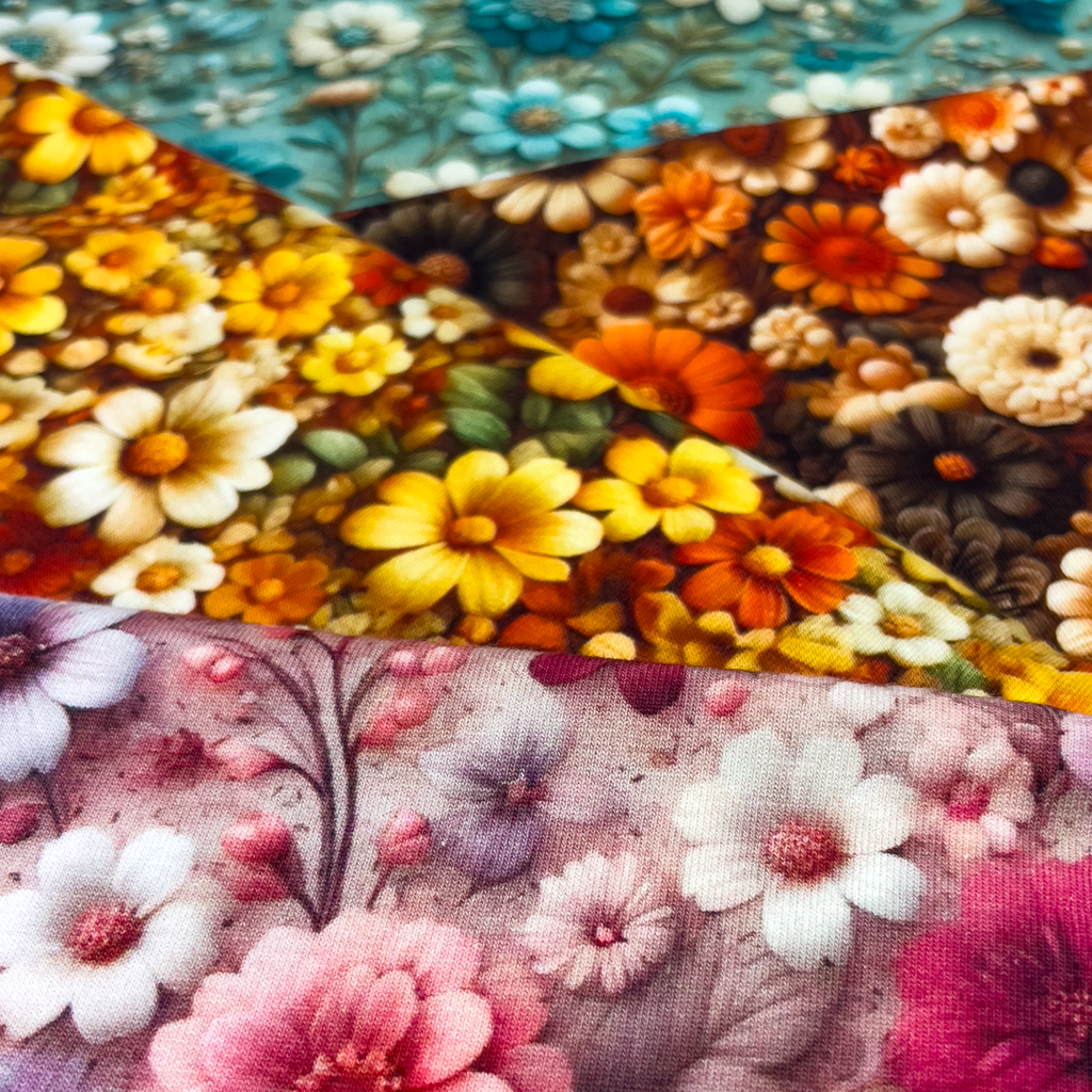 [S2203L] Jersey Digital Printed Little Flowers