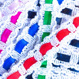 [084R] Puntilla Con Cinta De Satén