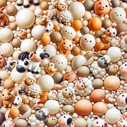 [S2270L] Jersey Digital Printed Bubbly Animals
