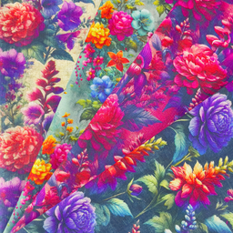 [S2302L] Viscose Linen Digital Printed Rhodes