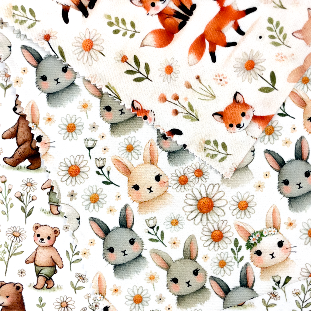 [S2330L] Jersey Digital Printed Sweet Daisy