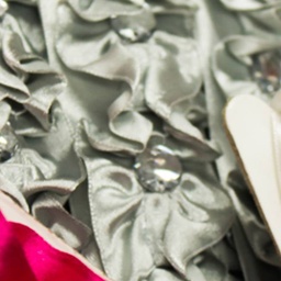 [096R] Ruban Satin Avec Bijou