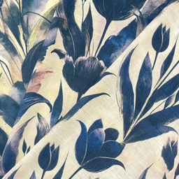 [S2301R] Viscose Linen Digital Printed Tuli
