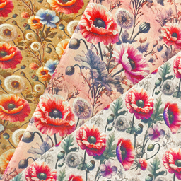 [S2310R] Viscose Linen Digital Printed Liana