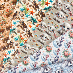 [S2314R] Poplin Digital Printed Dream Team