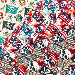 [S2289R] Jersey Digital Printed Pirates