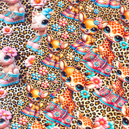 [S2290R] Jersey Digital Printed Girly