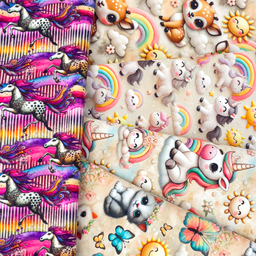 [S2293R] Jersey Digital Printed Soft And Sweet
