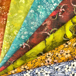 [S2366R] Rayon Digital Printed Mini Flowers