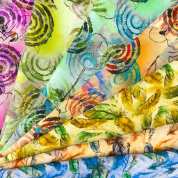 [S2365R] Rayon Digital Printed Feathers