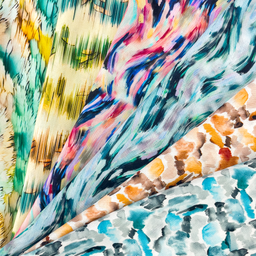 [S2352R] Rayon Digital Printed Stripes