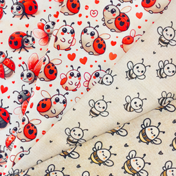 [S2267R] Jersey Digital Printed Lovebug's