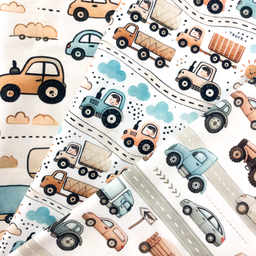 [S2331R] Jersey Digital Printed Truck's And Car's