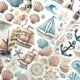 [S2332R] Jersey Digital Printed Ocean Vibes