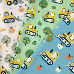 [S2335R] Jersey Digital Printed Apple Tree