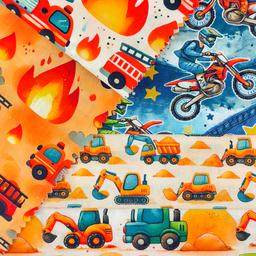 [S2408R] Poplin Digital Printed Rides