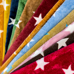 [S2458R] Wellness Fleece Printed Stars