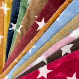 [S2458R] Wellness Fleece Printed Stars