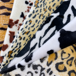 [S2459R] Wellness Fleece Printed Animal Prints