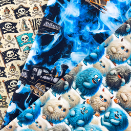 [S2490L] Jersey Digital Printed Bad To The Bones