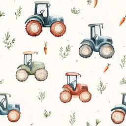 [S2387R] Jersey Digital Printed Boho Farm