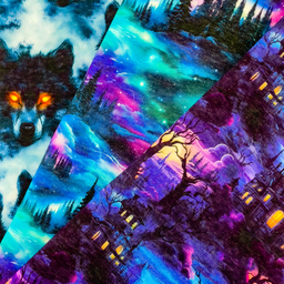 [S2510R] Jogging Digital Printed In The Night