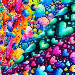 [S2511R] Jogging Digital Printed Colour Me