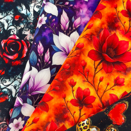 [S2502R] French Terry Digital Printed Pixy