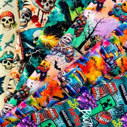 [S2504R] French Terry Digital Printed Dare Me