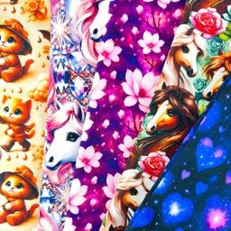 [S2522R] Alpine Fleece Digital Printed Brenda