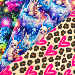 [S2540R] Softshell Digital Printed Leo Love