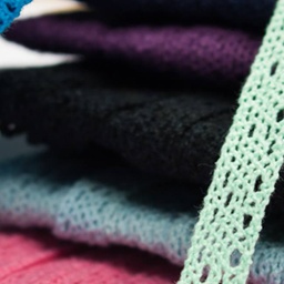 [127R] Nastro Pizzo Di Cotone Colour Line