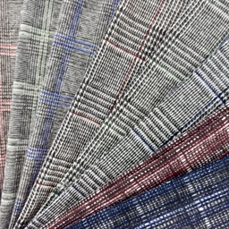 [S2554R] Check Coat Lovers Spandex