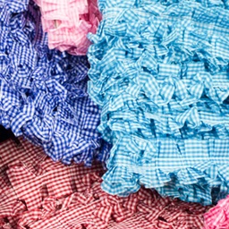 [134R] Farmers Check Ribbon